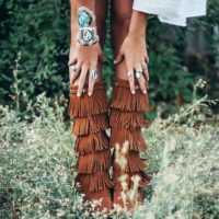 Damen Mokassins hoch von Minnetonka Damen Mokassins Stiefel von Minnetonka