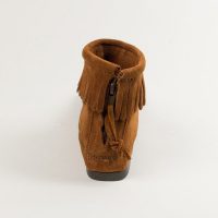 Klassischer Damen Fransen Booties von Minnetonka Minnetonka Damen Bootie mit Fransen und Reißverschluss