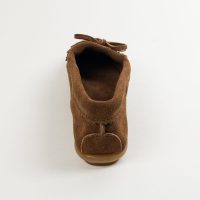 Braune Minnetonka Damen Mokassins mit Leo Print Minnetonka Damen Mokassins mit Animal Print