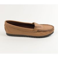 Federleichte Damen Hirschleder Mokassins Minnetonka Damen Mokassins aus Hirschleder