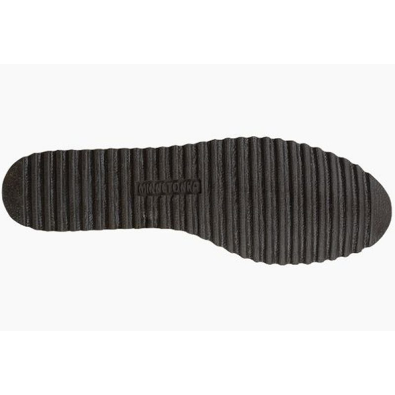 Federleichte Damen Hirschleder Mokassins Minnetonka Hirschleder Mokassins in champagner