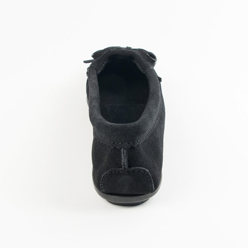 Schwarze Thunderbird Damen Mokassins von Minnetonka Minnetonka Damen Mokassins Thunderbird