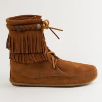 damen-tramper-boots Minnetonka Tramper Boots Double Fringe