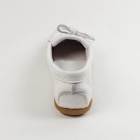 Minnetonka Hirschleder Damen Mokassins in weiß Weiße Damen Mokassins von Minnetonka