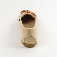 Minnetonka Damen Mokassins mit Fransen Bequeme Hirschleder Mokassins für Damen