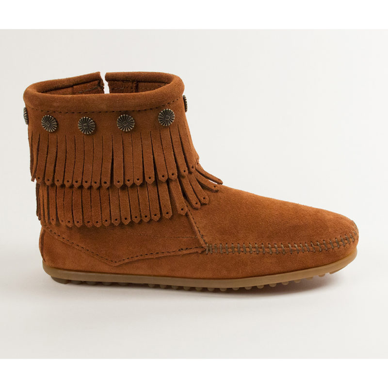 Minnetonka Damen Booties mit Fransen