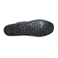 Minnetonka Damen Booties mit Fransen in dunkelblau Blauer Damen Fransen Bootie mit Reißverschluss